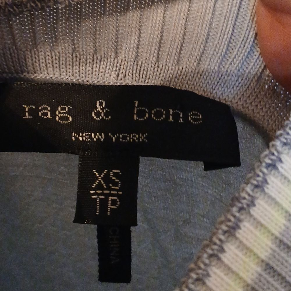 Rag And Bone Gray Sleeveless Houndstooth Top X-Sm… - image 7